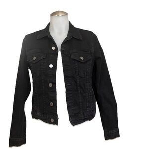 H&M Classic Black Denim Jacket